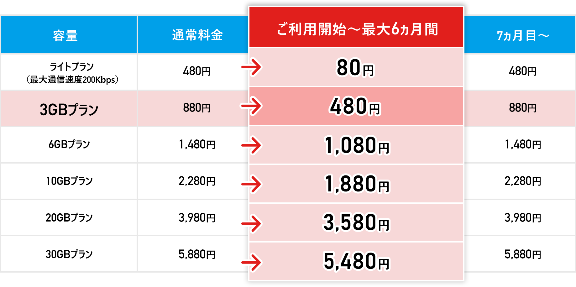 データ通信+音声通話/SMS