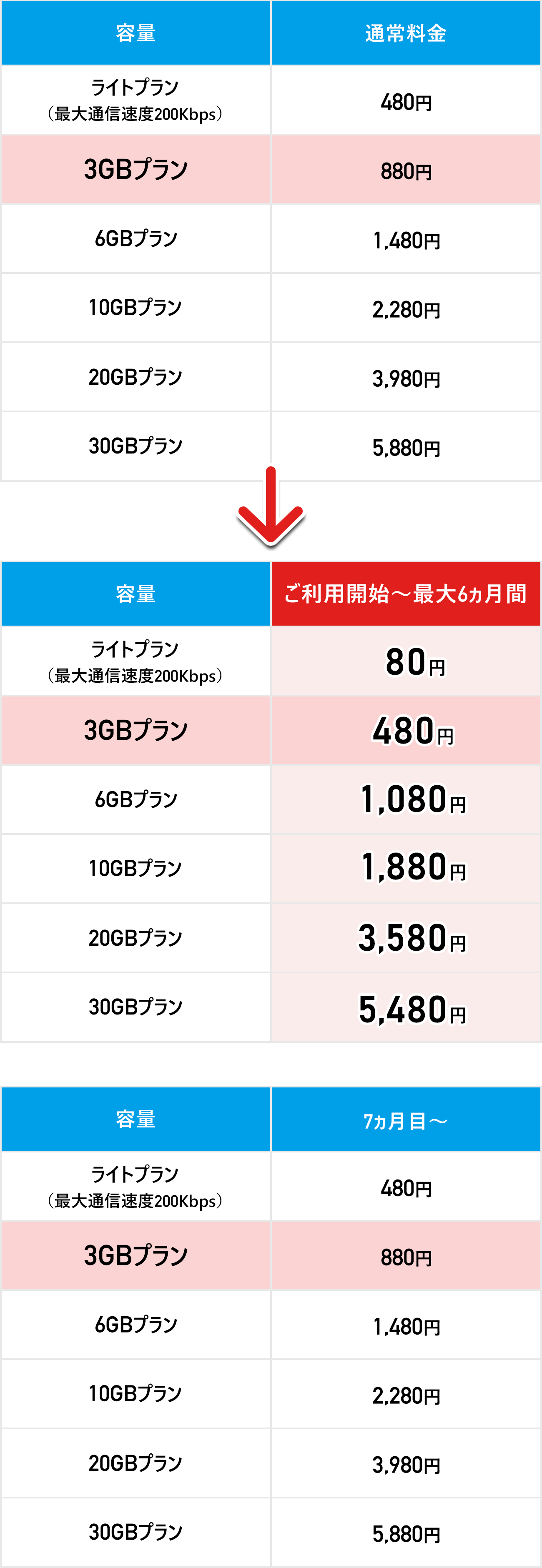 データ通信+音声通話/SMS