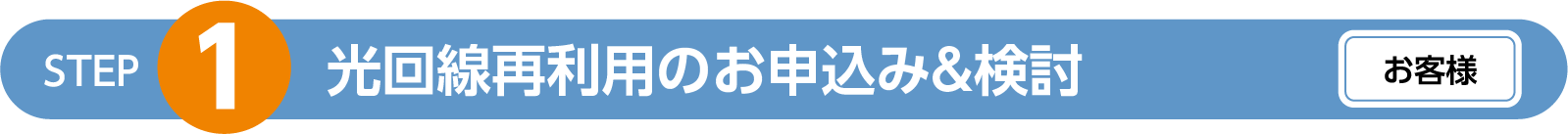 光回線再利用のお申込み&検討